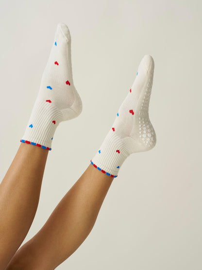[삭스] Athletic Socks - USA Mini Heart Petal