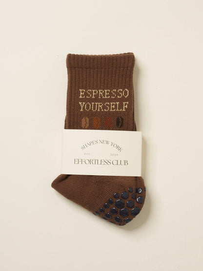 [삭스] Athletic Socks - Coffee Lover Grip Socks