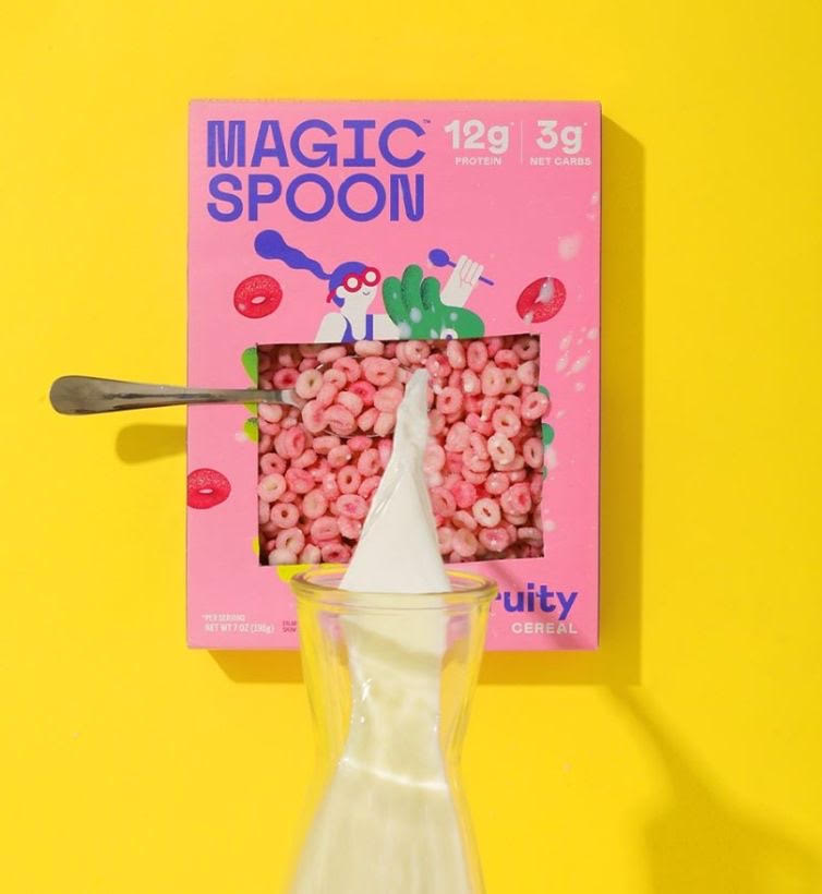 [시리얼] 매직스푼 저탄수 고단백 시리얼 1개 (그레인프리/무설탕) Magic Spoon Cereal