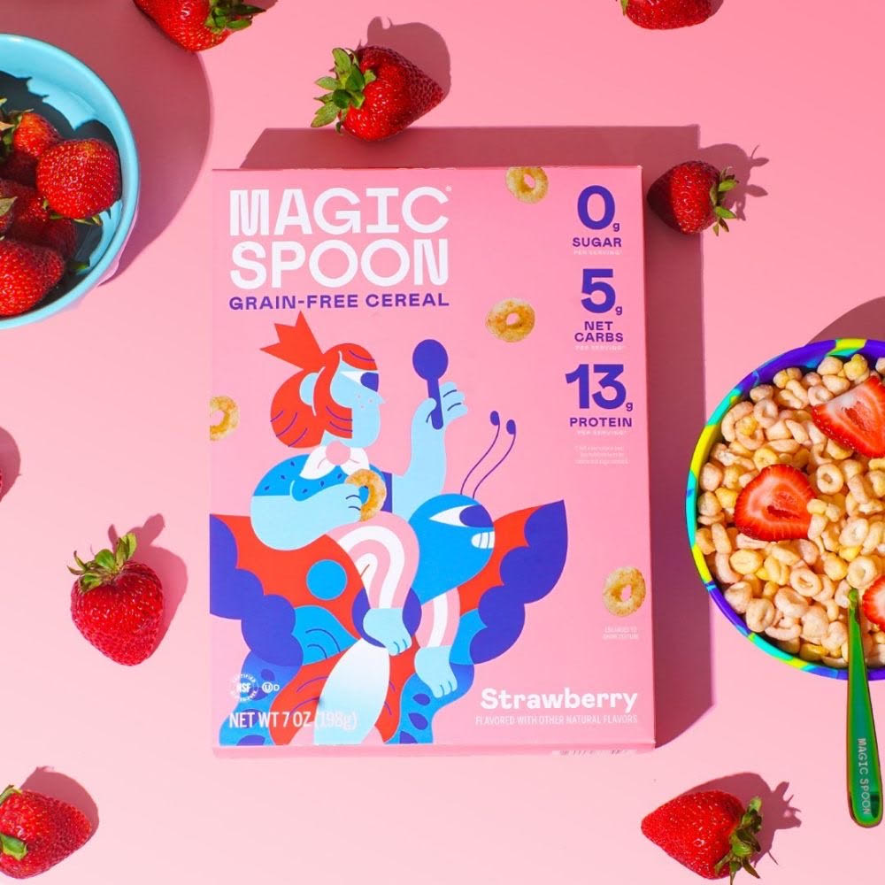 [시리얼] 매직스푼 저탄수 고단백 시리얼 1개 (그레인프리/무설탕) Magic Spoon Cereal