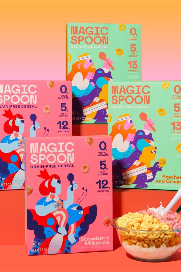 [시리얼] 매직스푼 저탄수 고단백 시리얼 1개 (그레인프리/무설탕) Magic Spoon Cereal