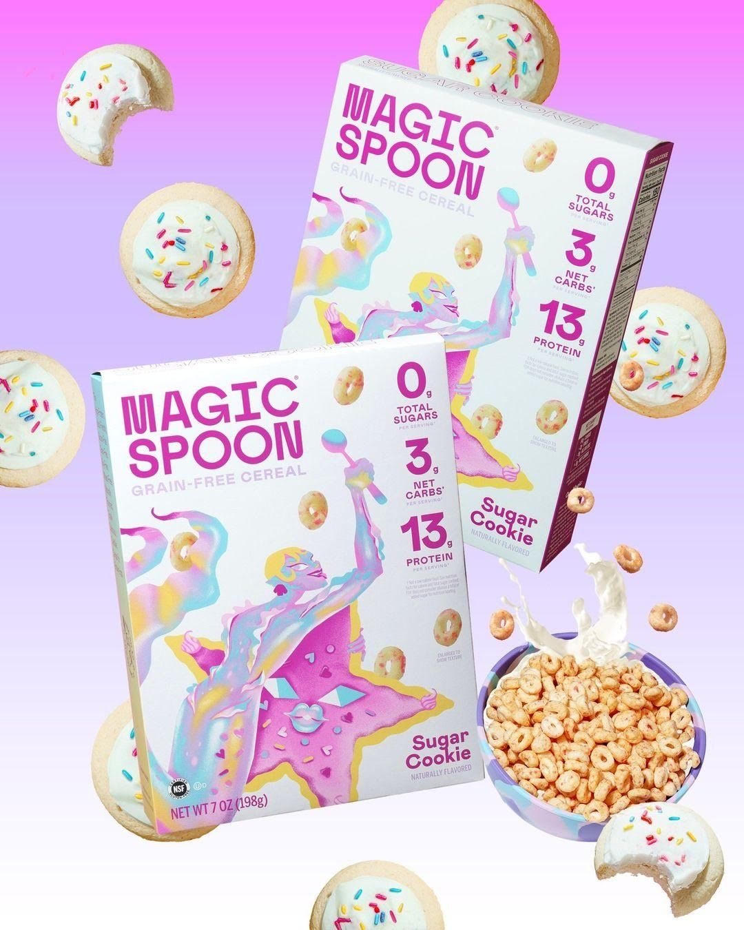 [시리얼] 매직스푼 저탄수 고단백 시리얼 1개 (그레인프리/무설탕) Magic Spoon Cereal